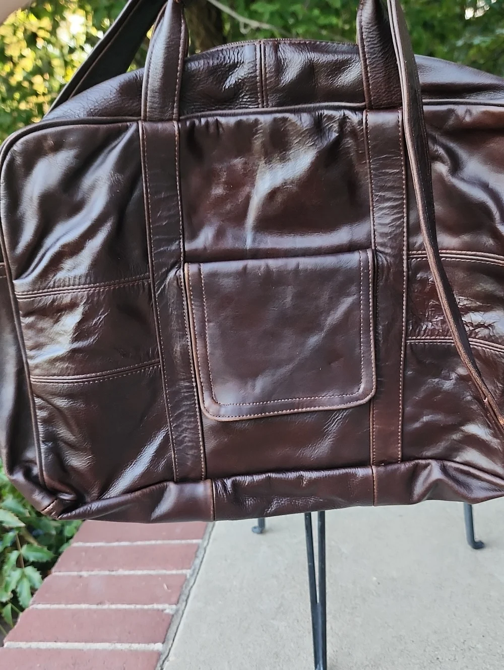 100% Leather Messenger Bag